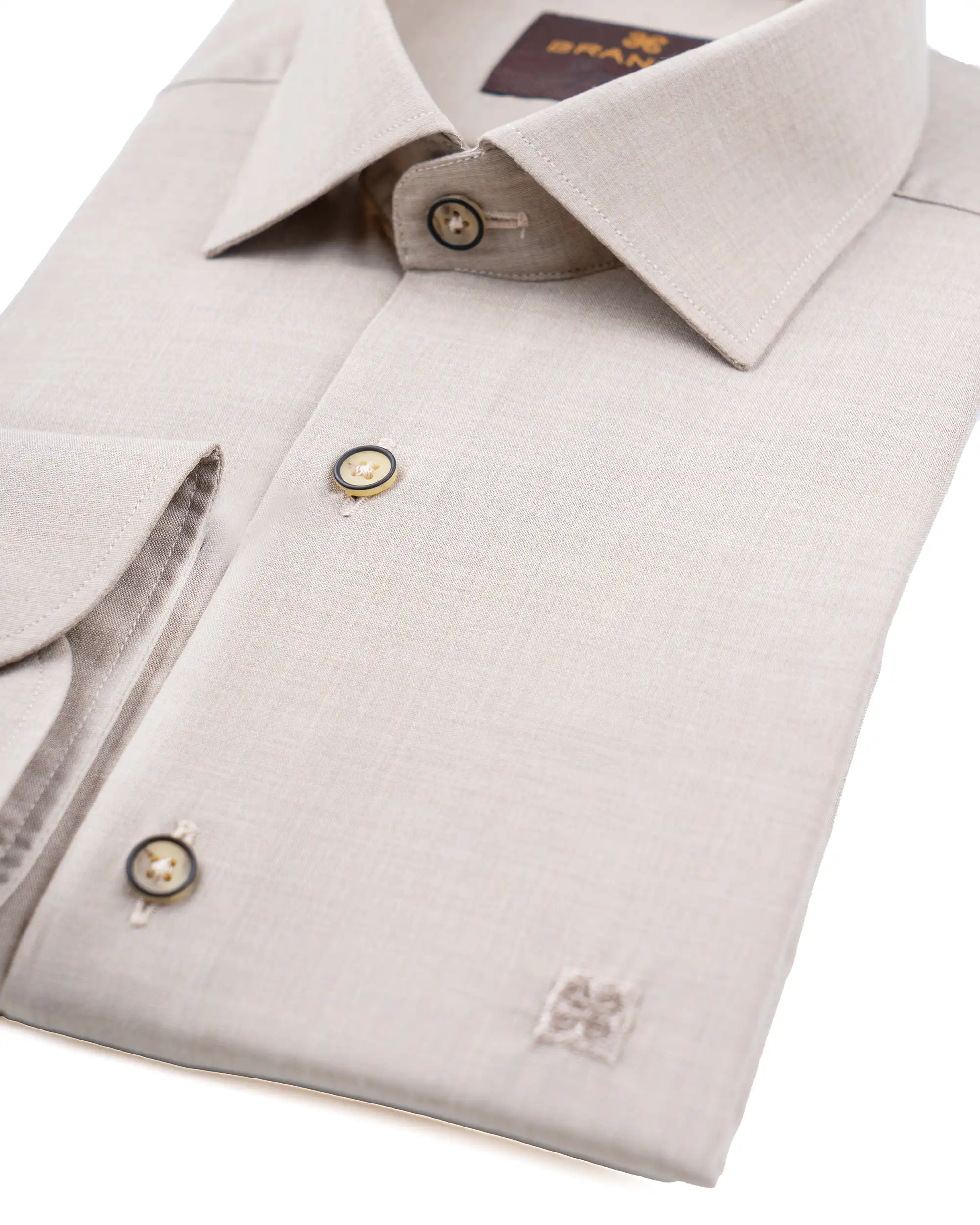 پیراهن آستین بلند ملانژ پنبه